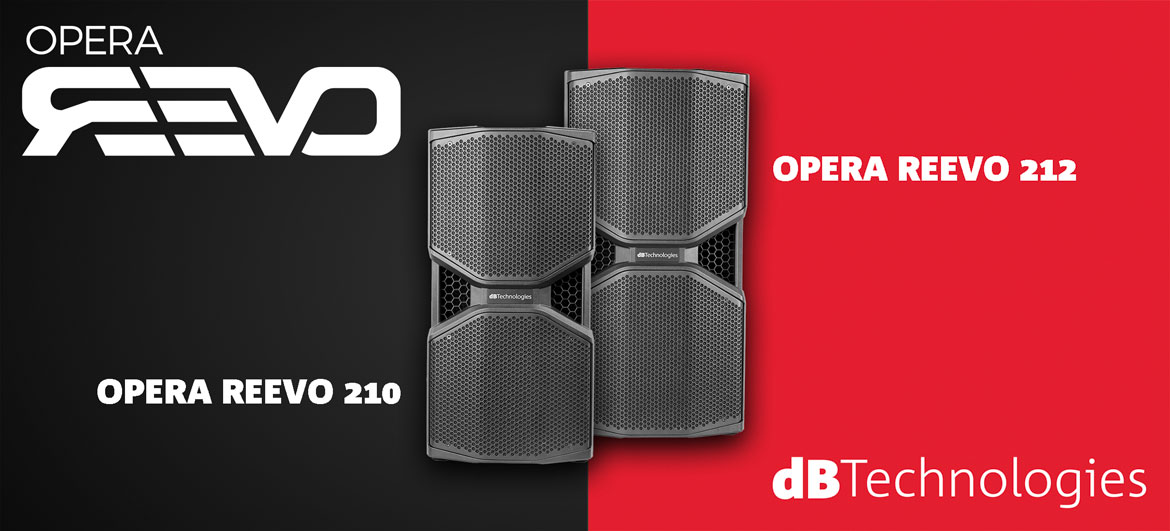 dB Technologies OPERA REEVO 212 – High-performance portable loudspeaker with advanced acoustic design and Italian precision.