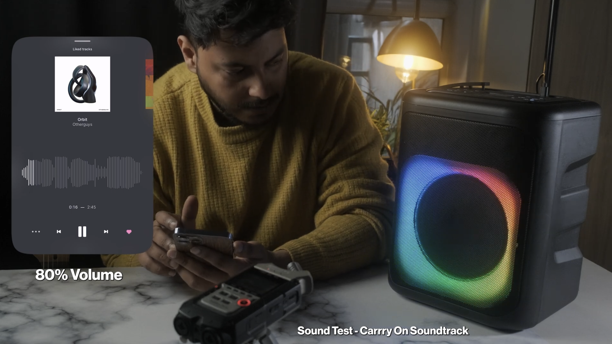 Carry-On SOUNDTRACK Portable Bluetooth Speaker