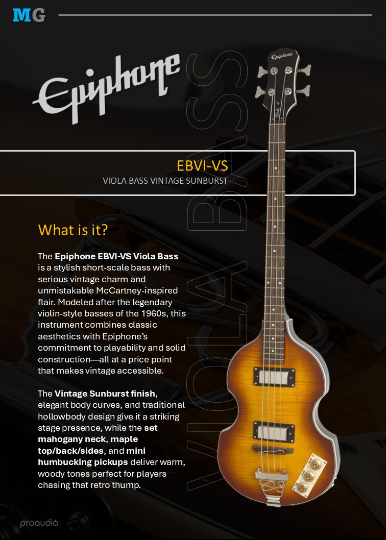  MusicGear Magazine May 2025 Epiphone Viola Bass