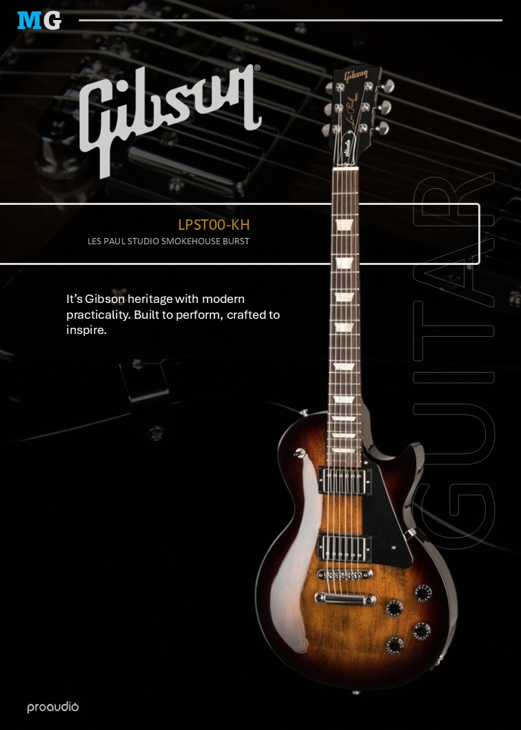 MusicGear Magazine May 2025 Les Paul Studio Smokehouse Burst
