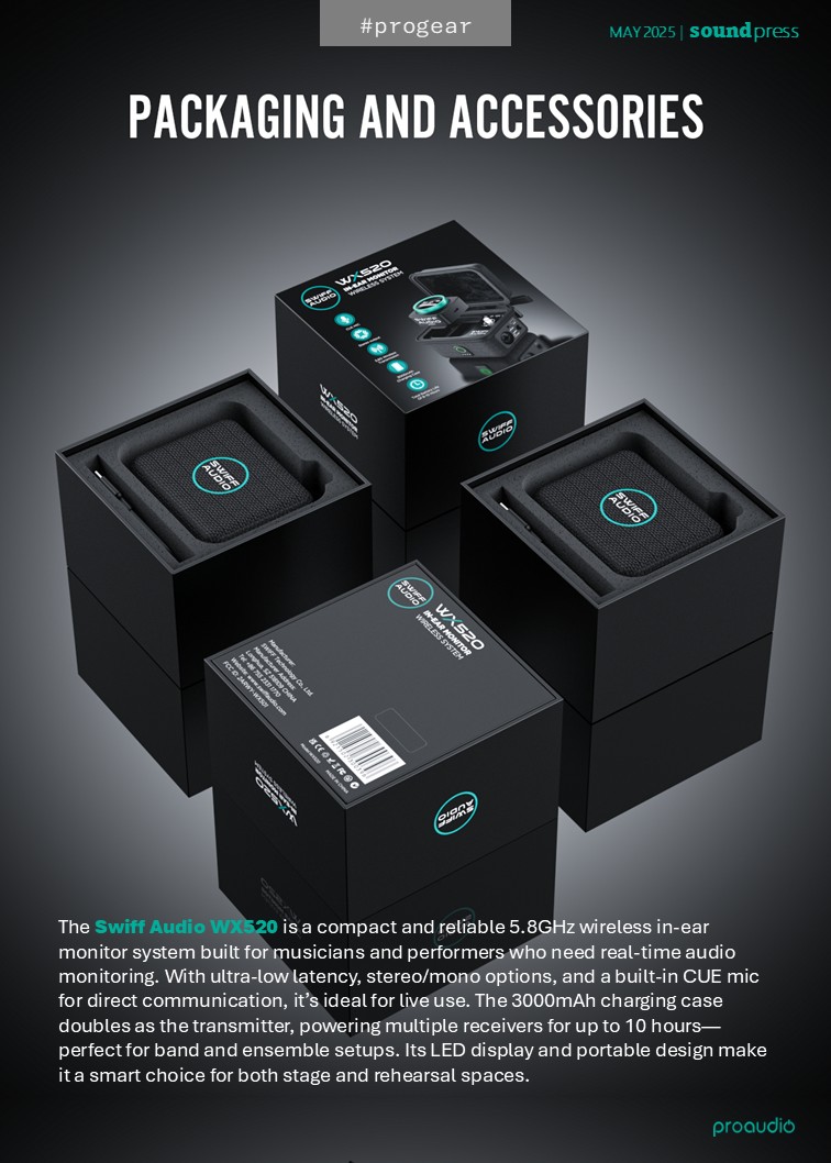 Sound Press Magazine May 2025 Swiff Audio