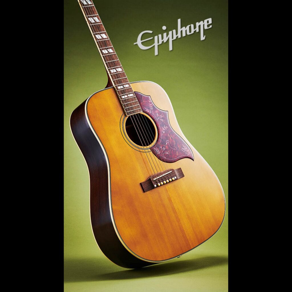 Epiphone Hummingbird Aged Antique Natural