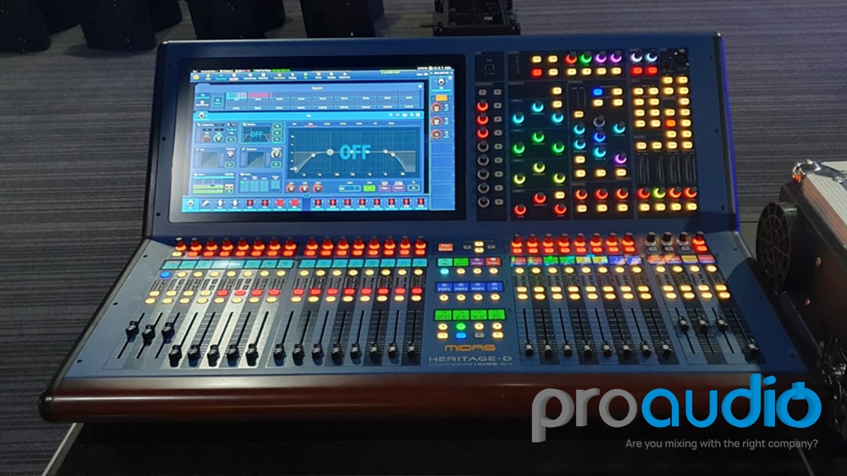 Midas Heritage-D training and Turbosound demo