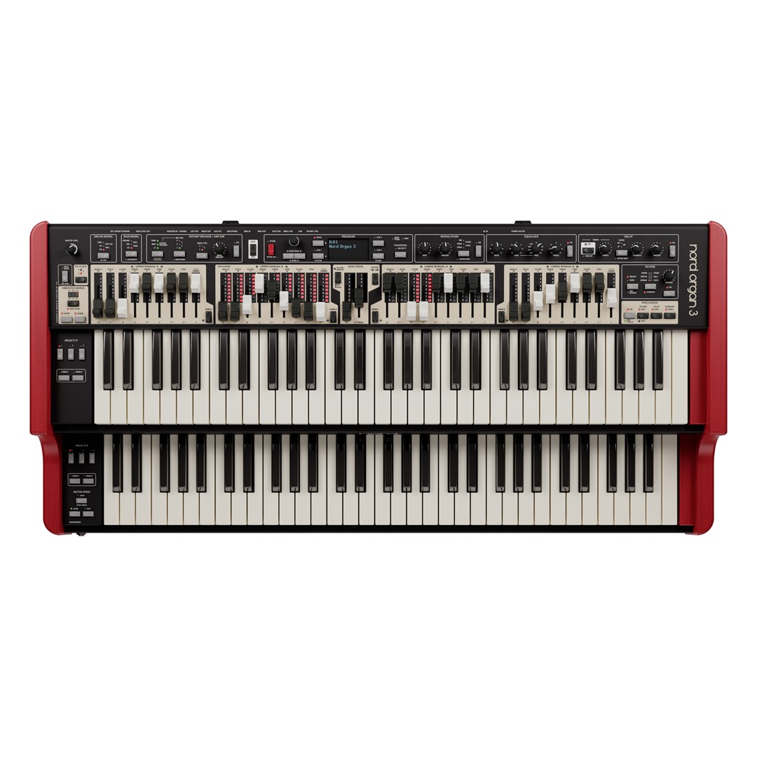 NORD ORGAN 3 2 X 61 Key Combo Organ-Top