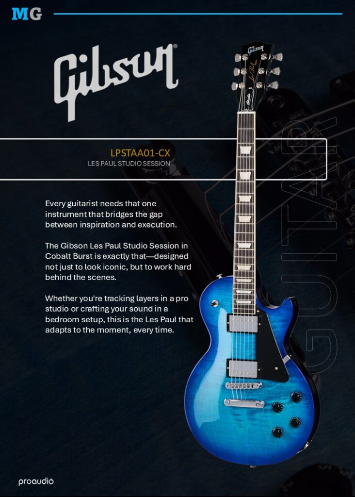 Gibson Les Paul Studio Session-Proaudio MusicGear Magazine June 2025