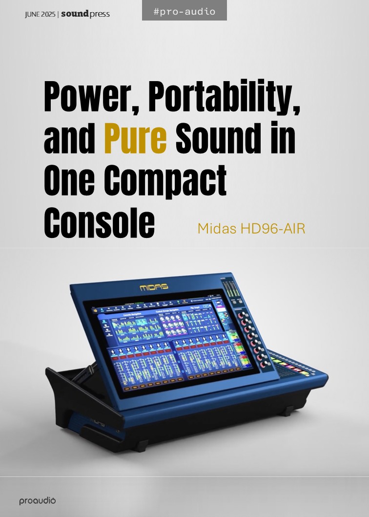 Midas HD96-AIR-Proaudio Sound Press Magazine June 2025 