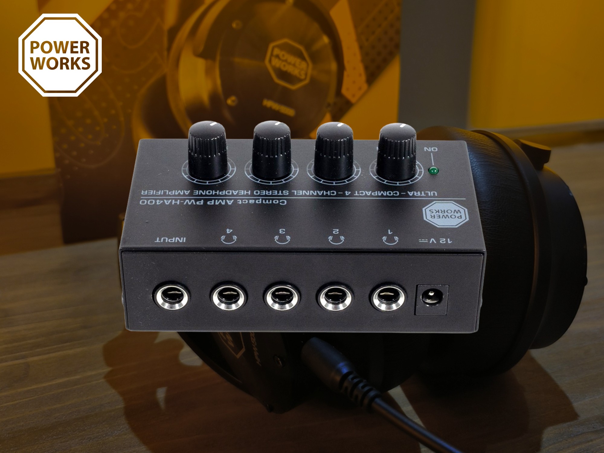 PowerWorks PW-HA400 Headphone Amplifier
