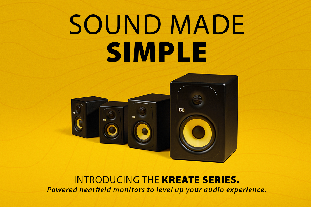 KRK Kreate 3 studio monitors