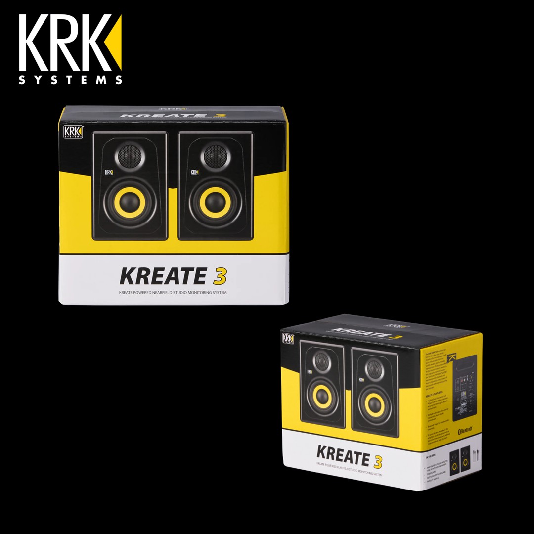 KRK Kreate 3 studio monitors