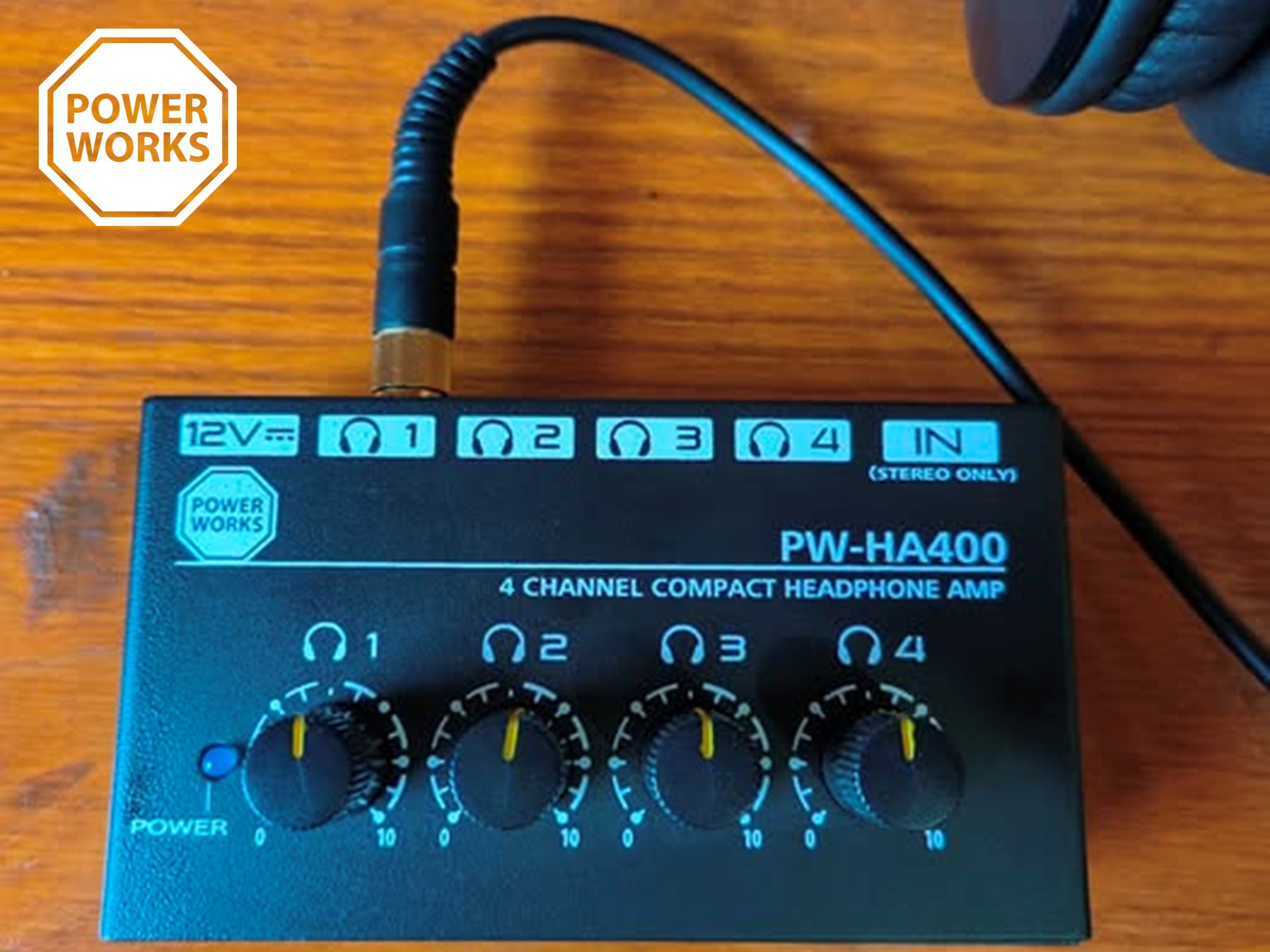 PowerWorks PW-HA400 Headphone Amplifier