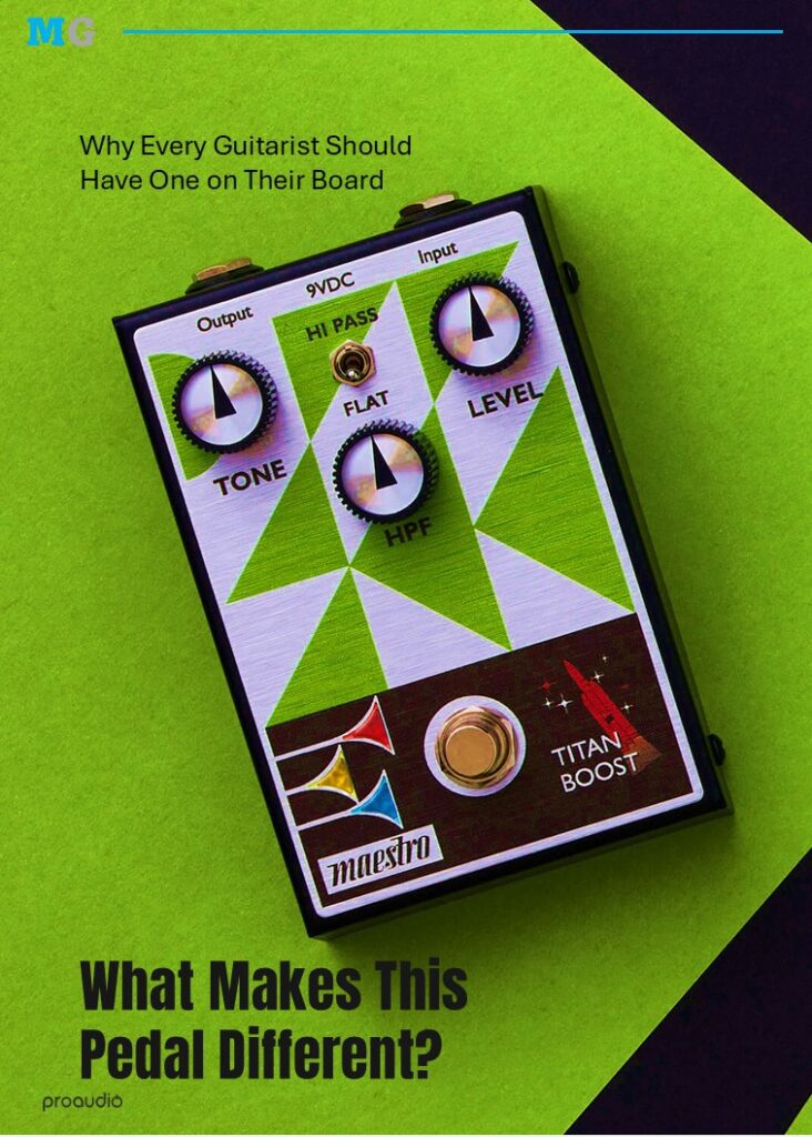 Maestro Titan Boost Effects Pedal