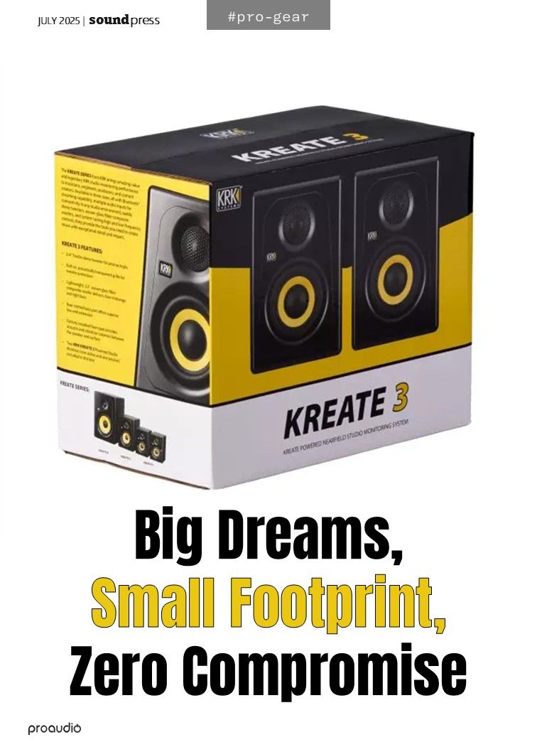 KRK Kreate 3 studio monitors