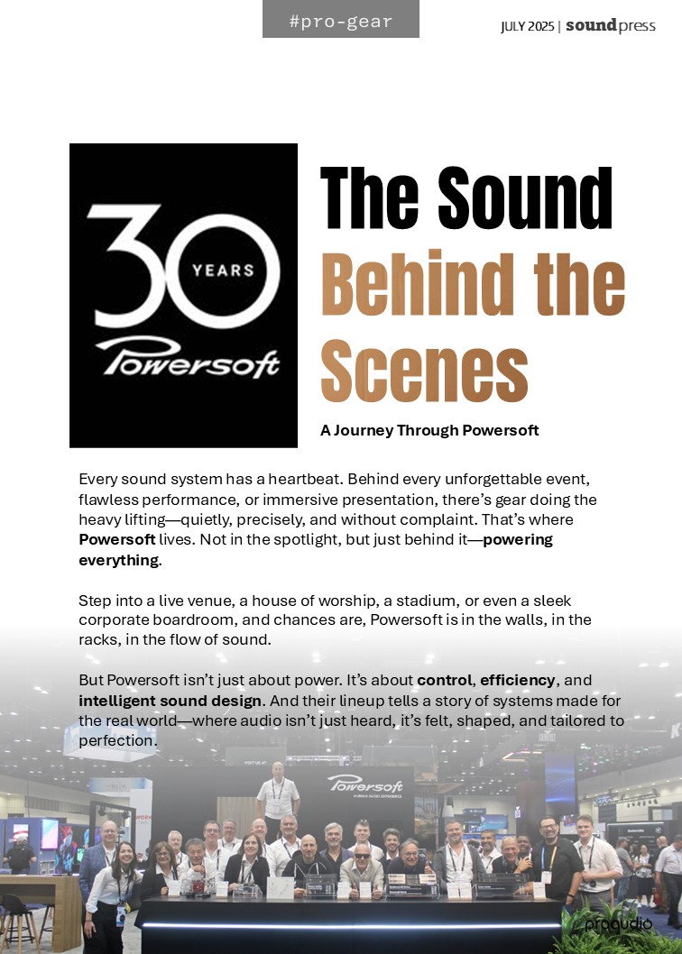 Sound behind the scenes

