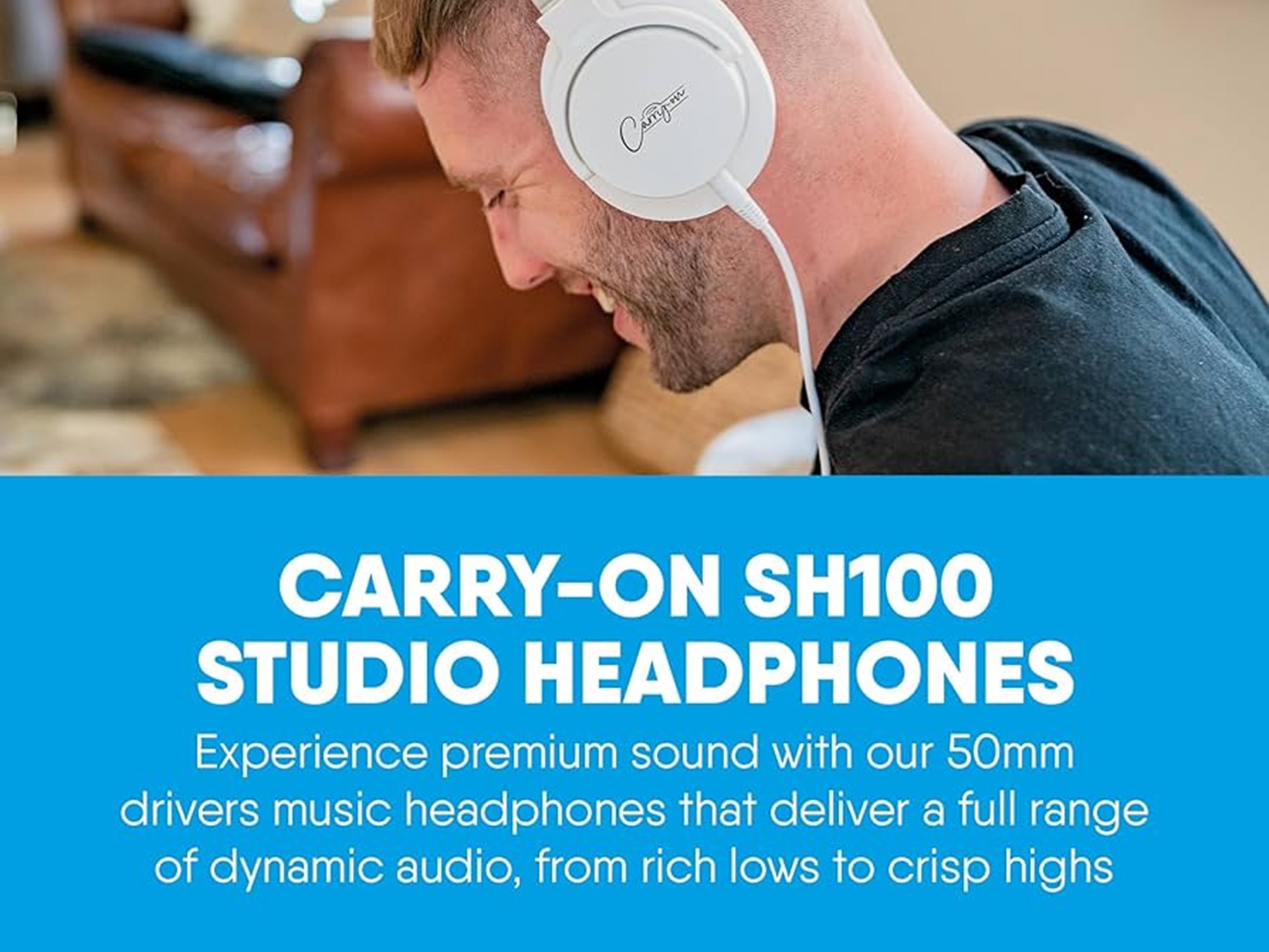 Carry-on SH100 folding studio headphones