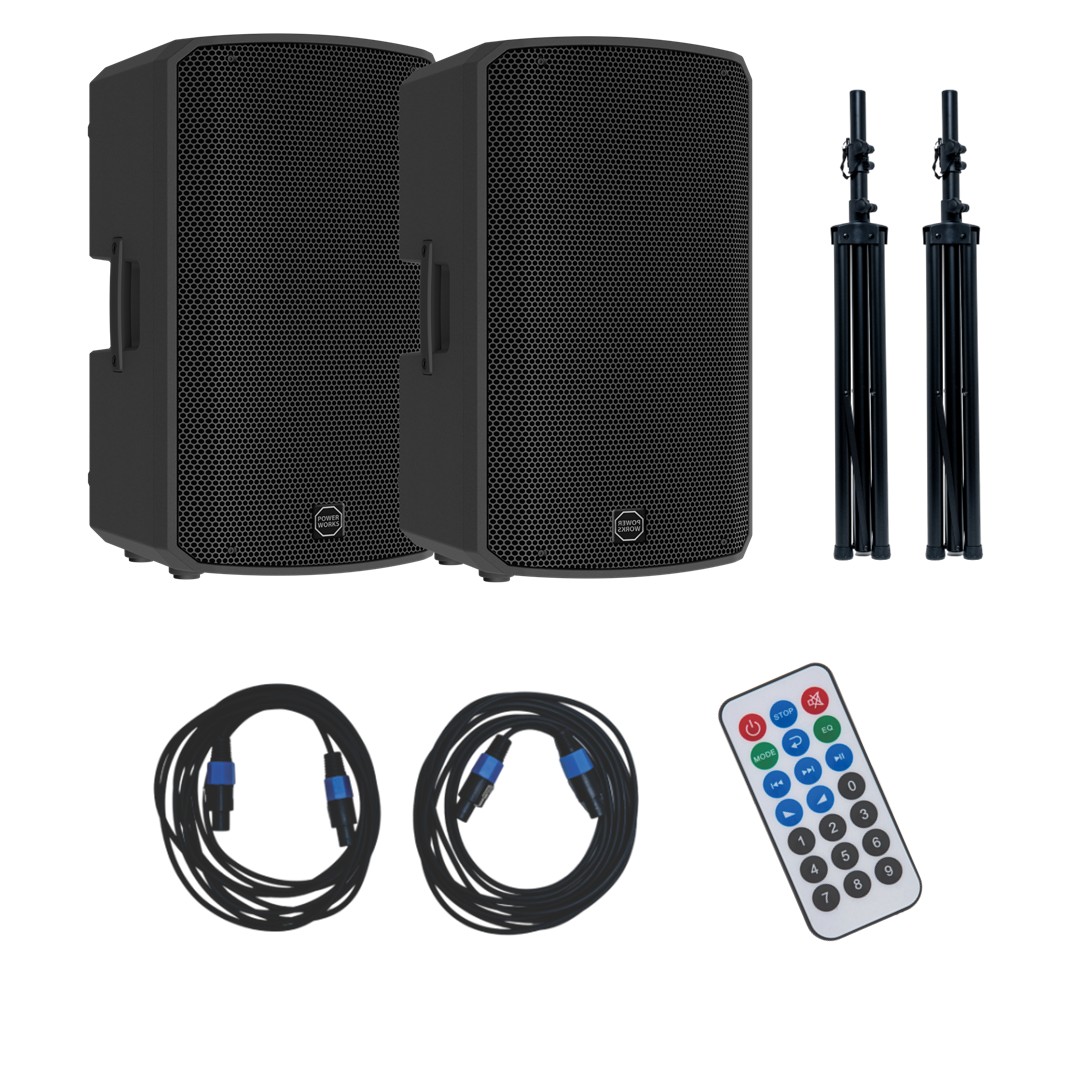 PowerWorks PARTY-PRO DUO 2x15 Active PA System