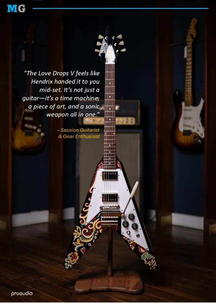 Epiphone Jimi Hendrix Love Drops Flying V