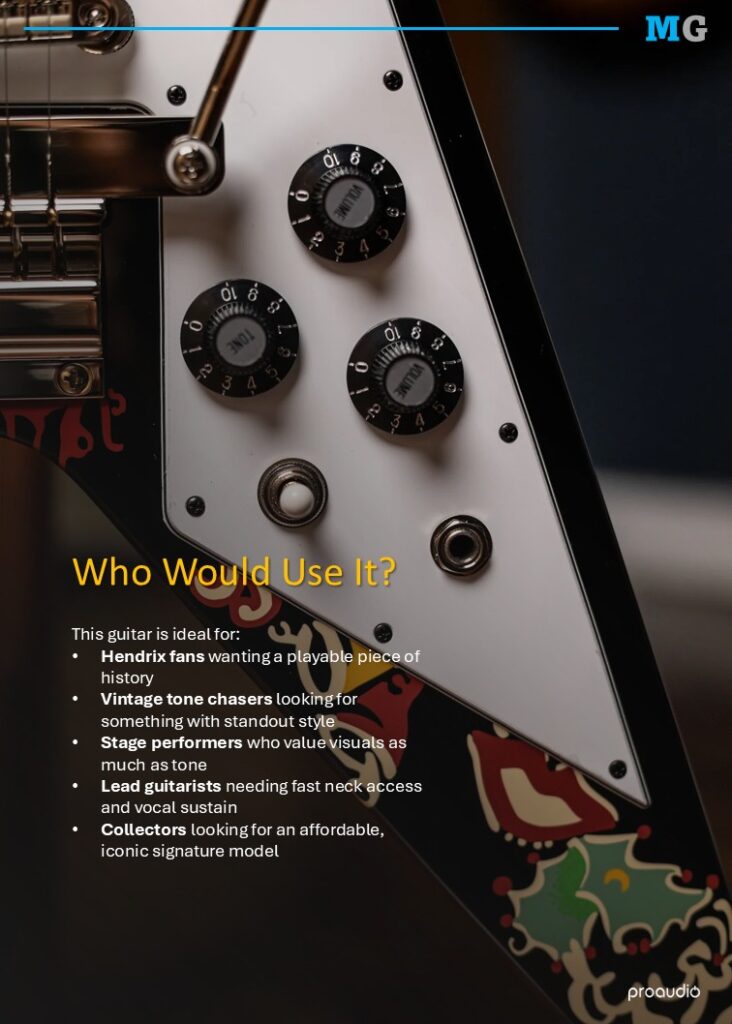 Epiphone Jimi Hendrix Love Drops Flying V