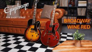 Epiphone Broadway Wine Red