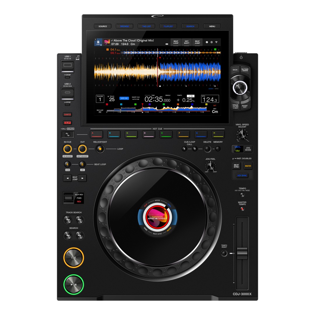 AlphaTheta CDJ-3000X Next-generation Professional DJ Player-Top