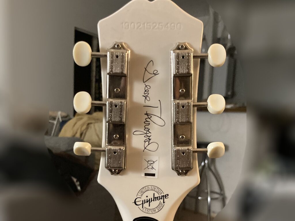 Epiphone George Thorogood “White Fang” ES-125TDC