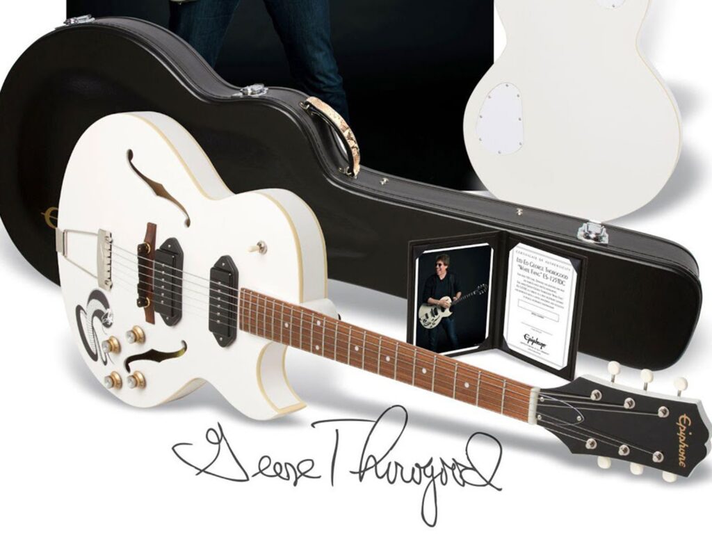Epiphone George Thorogood “White Fang” ES-125TDC