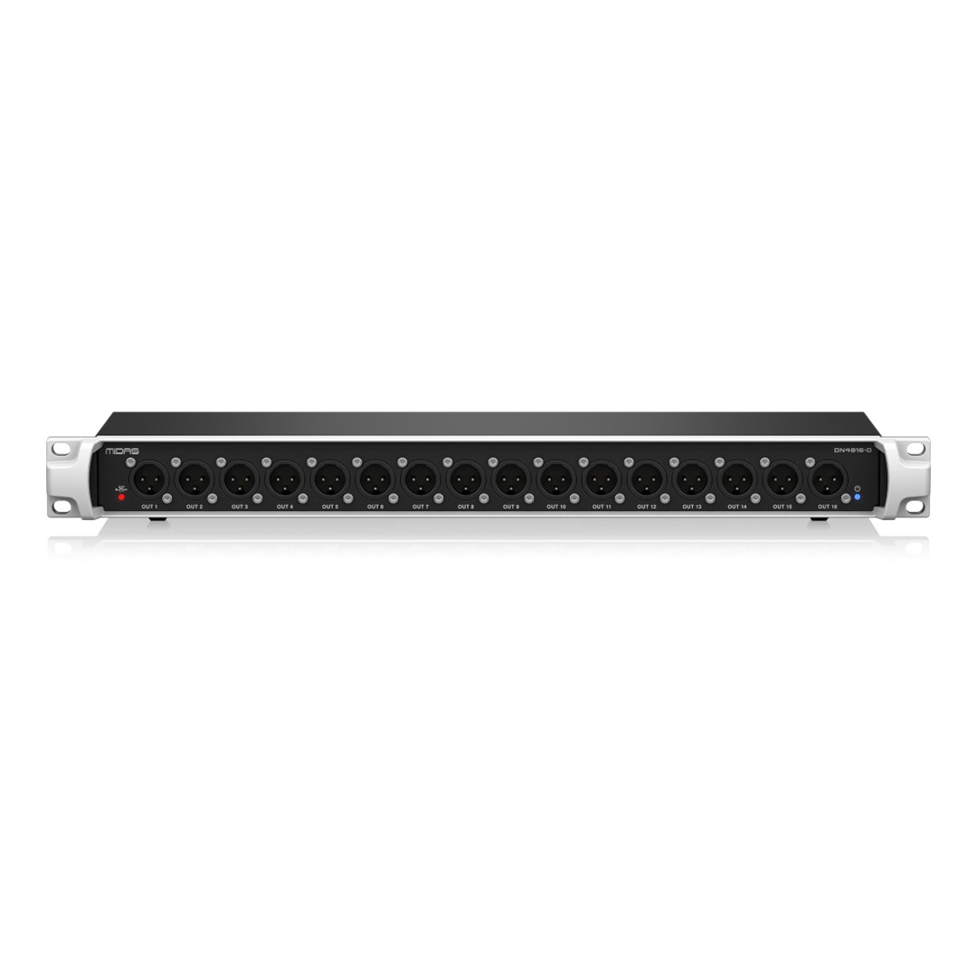 Midas DN4816-O StageConnect Interface with 16 Analog Outputs-Top Front