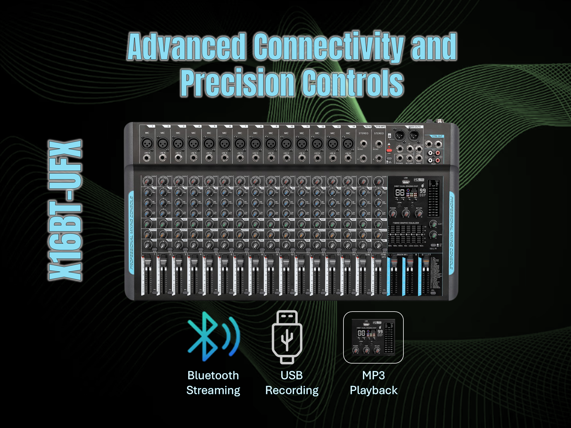 PowerWorks X16BT-UFX Mixer