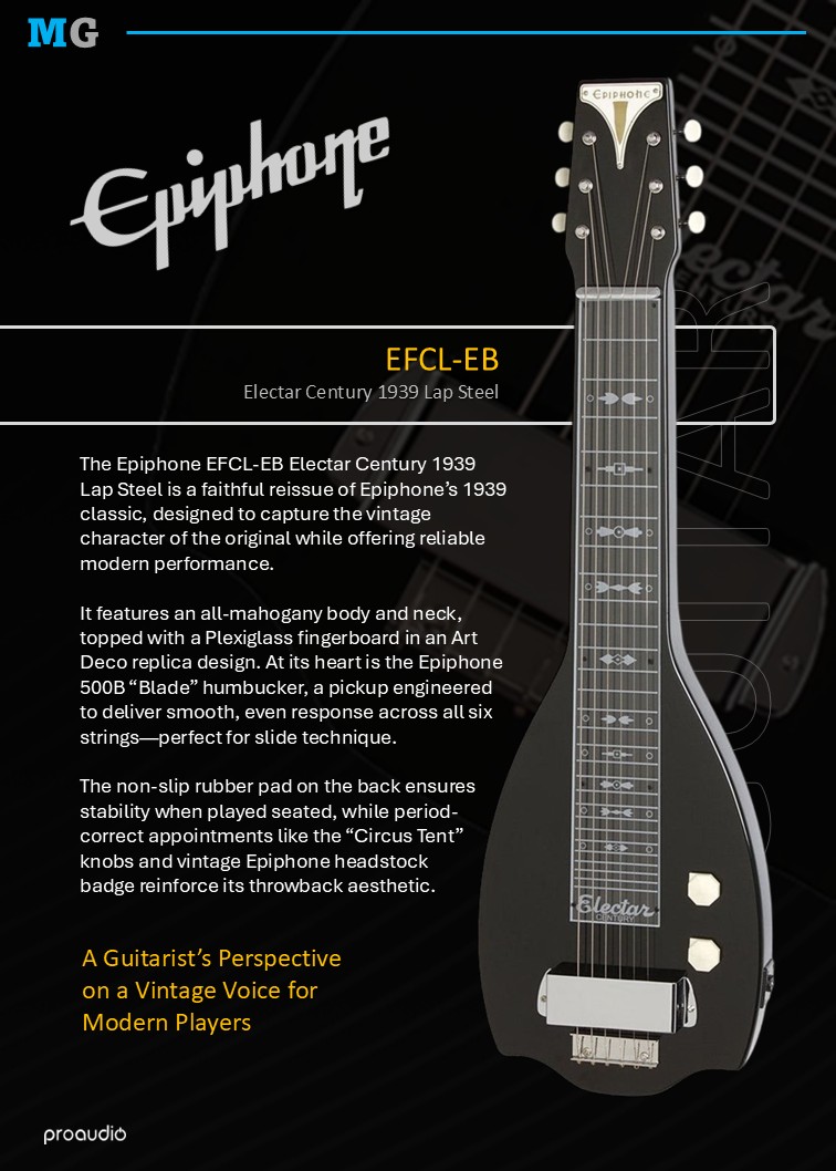 Epiphone Electar Century 1939 Lap Steel