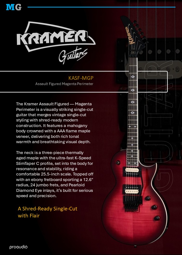Kramer Assault Figured Magenta Perimeter