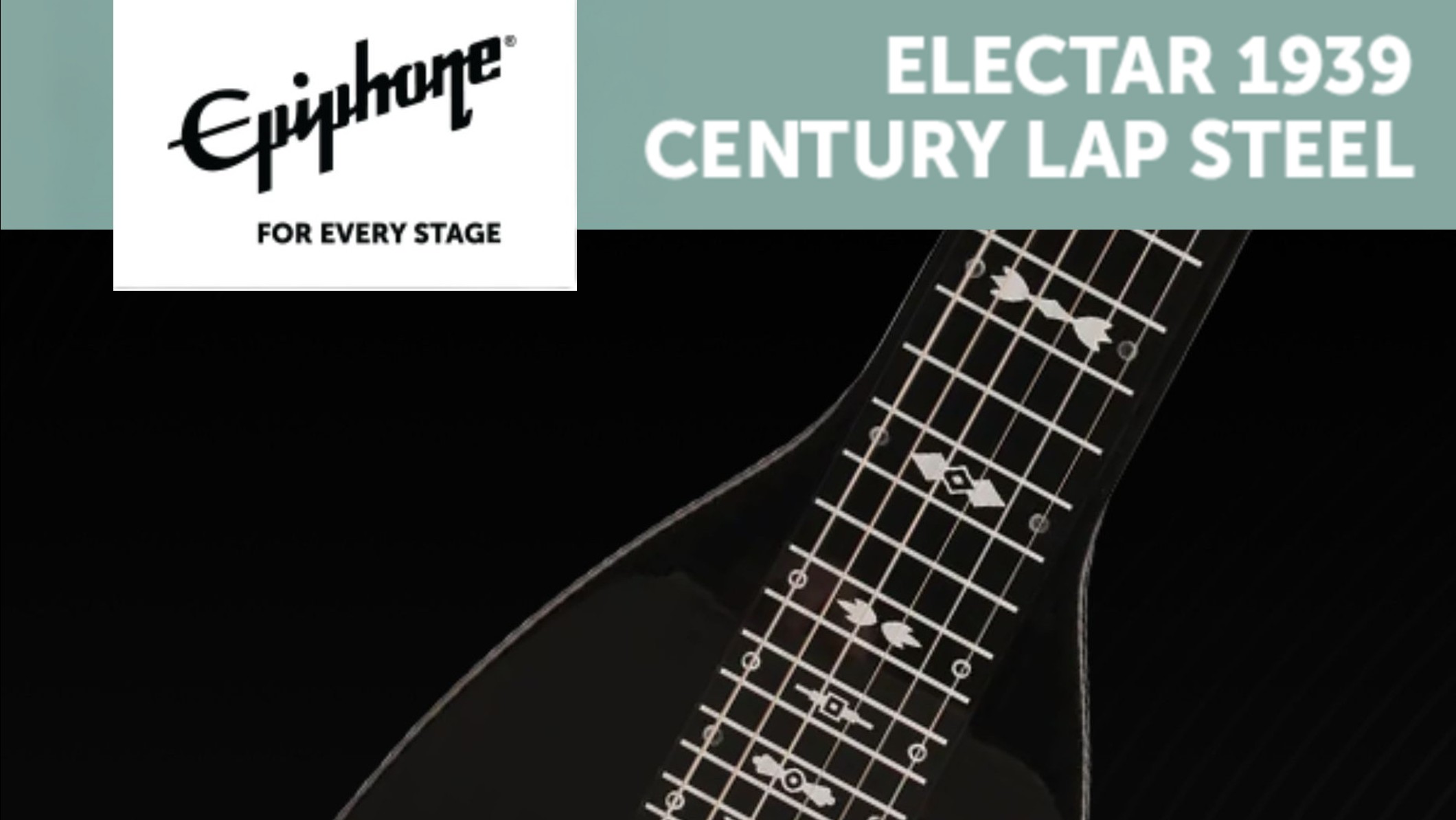 Epiphone Electar Century 1939 Lap Steel - Vintage Voice, Modern