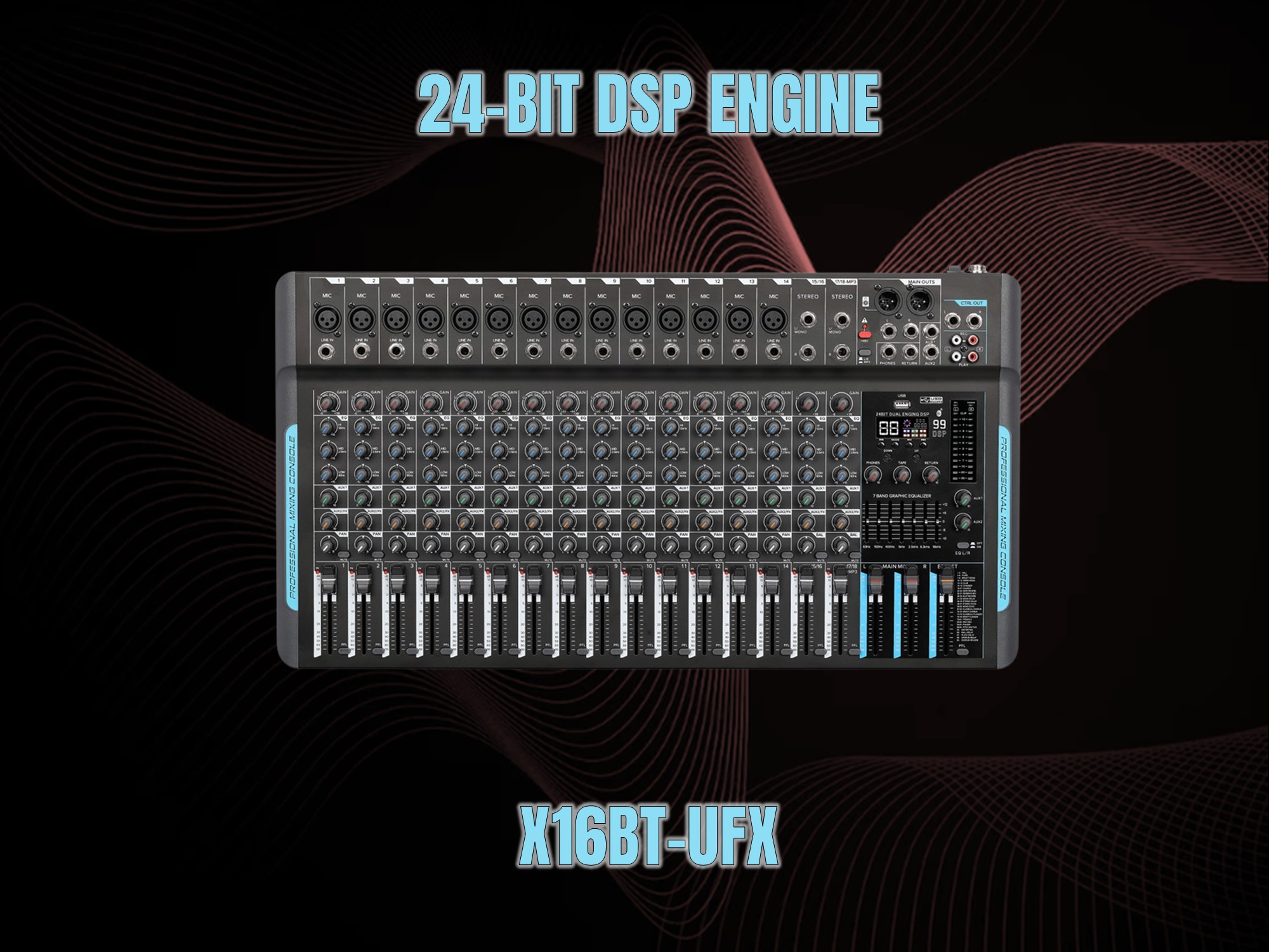 PowerWorks X16BT-UFX Mixer
