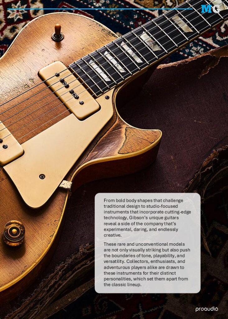 the most unique Gibson guitars ever made