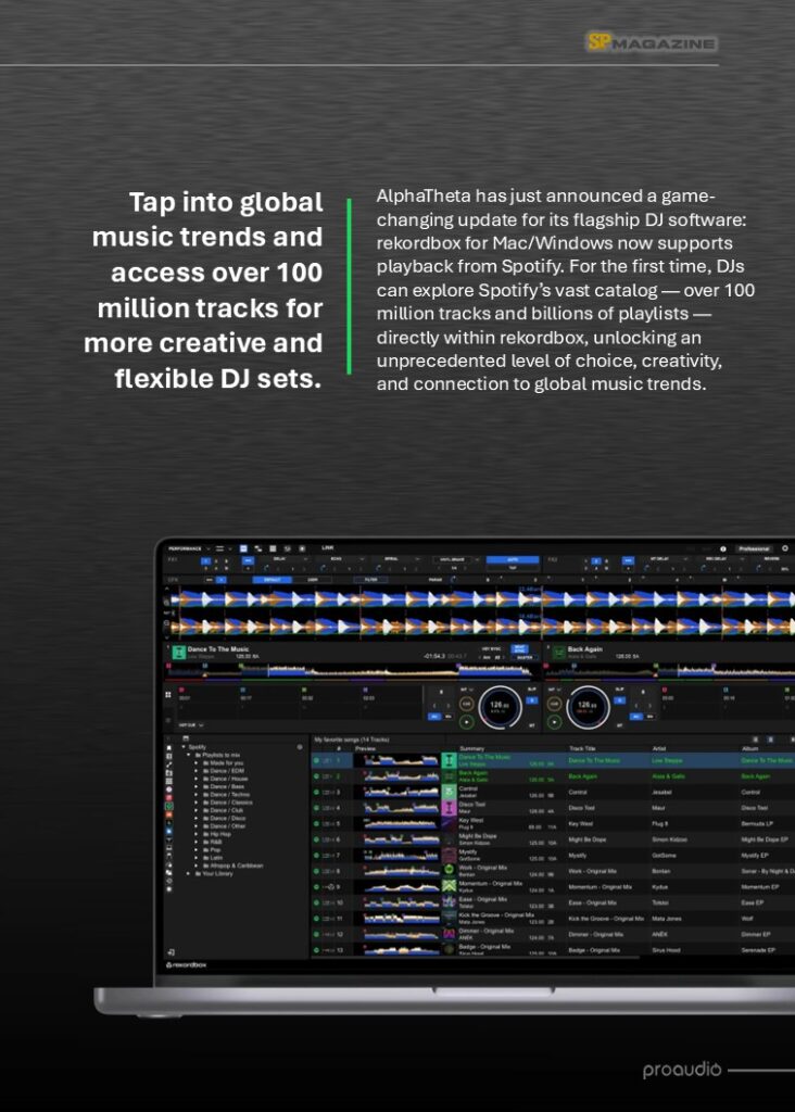 Spotify Premium and Rekordbox