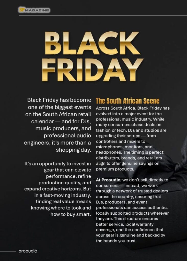 Black Friday Deals for DJs and Producers in South Africa