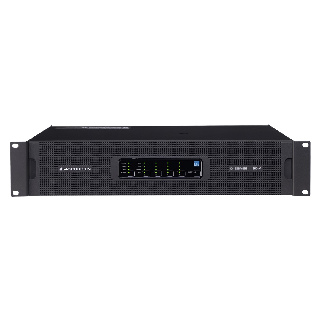 Lab Gruppen D 804L 8000W Amplifier with 4 Output Channels-Front