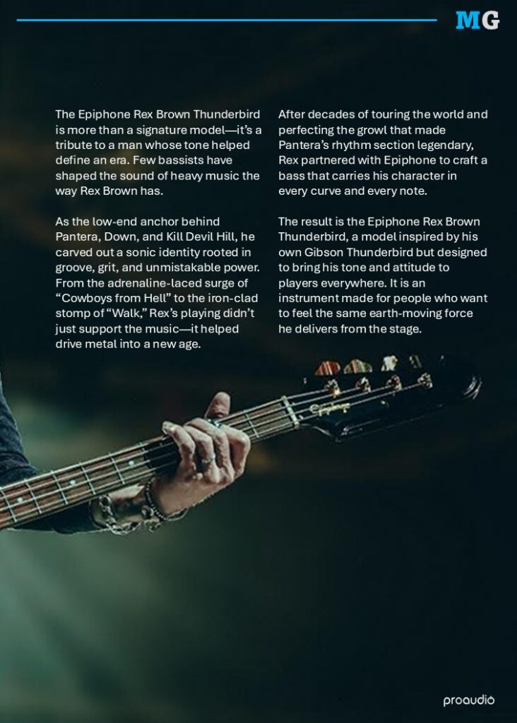 Rex Brown’s Epiphone Thunderbird