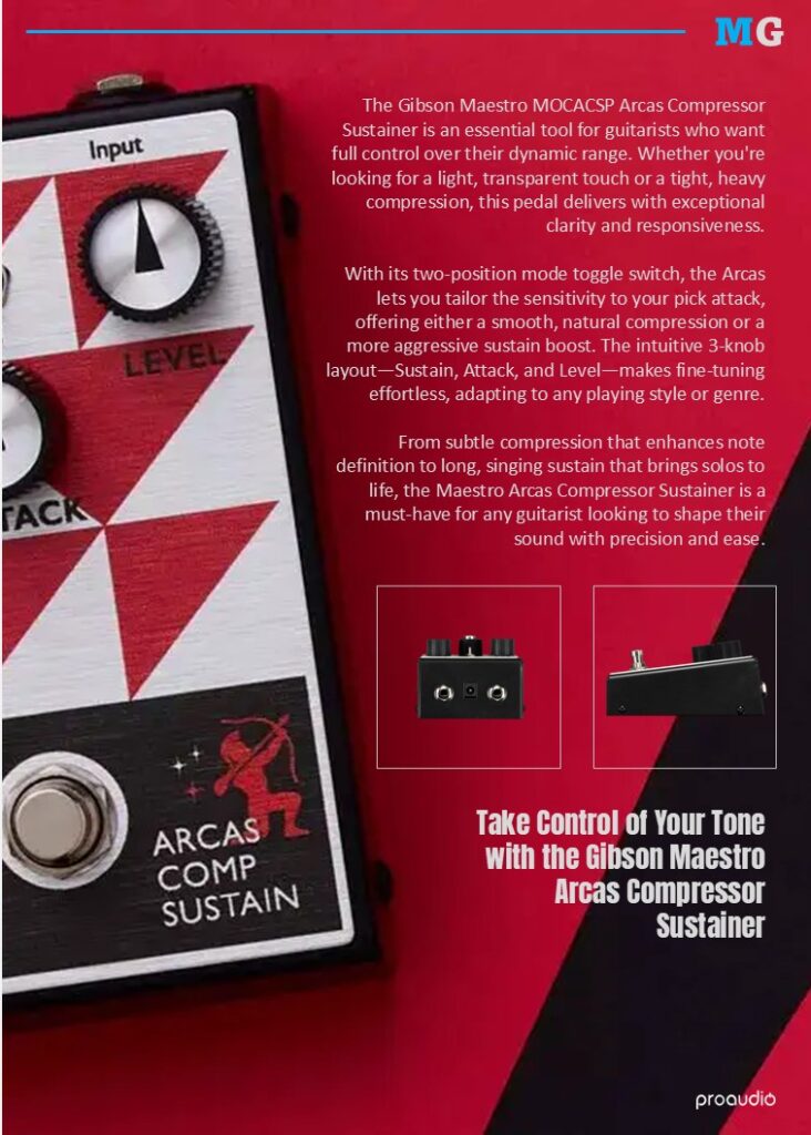 Maestro Arcas Compressor Sustainer