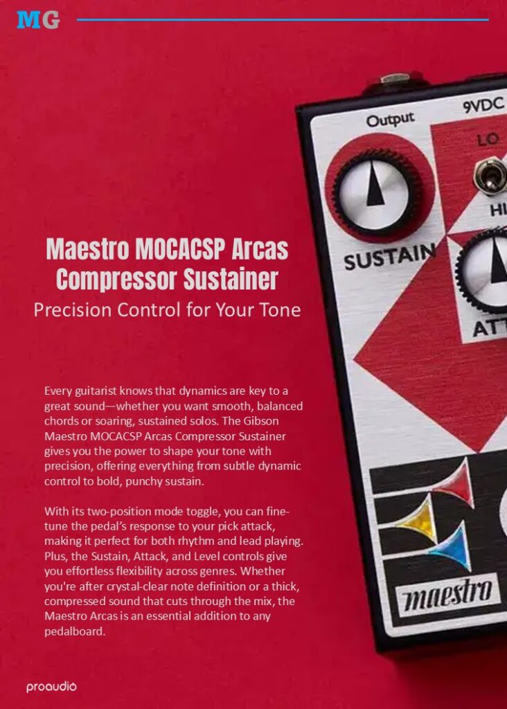 Maestro Arcas Compressor Sustainer