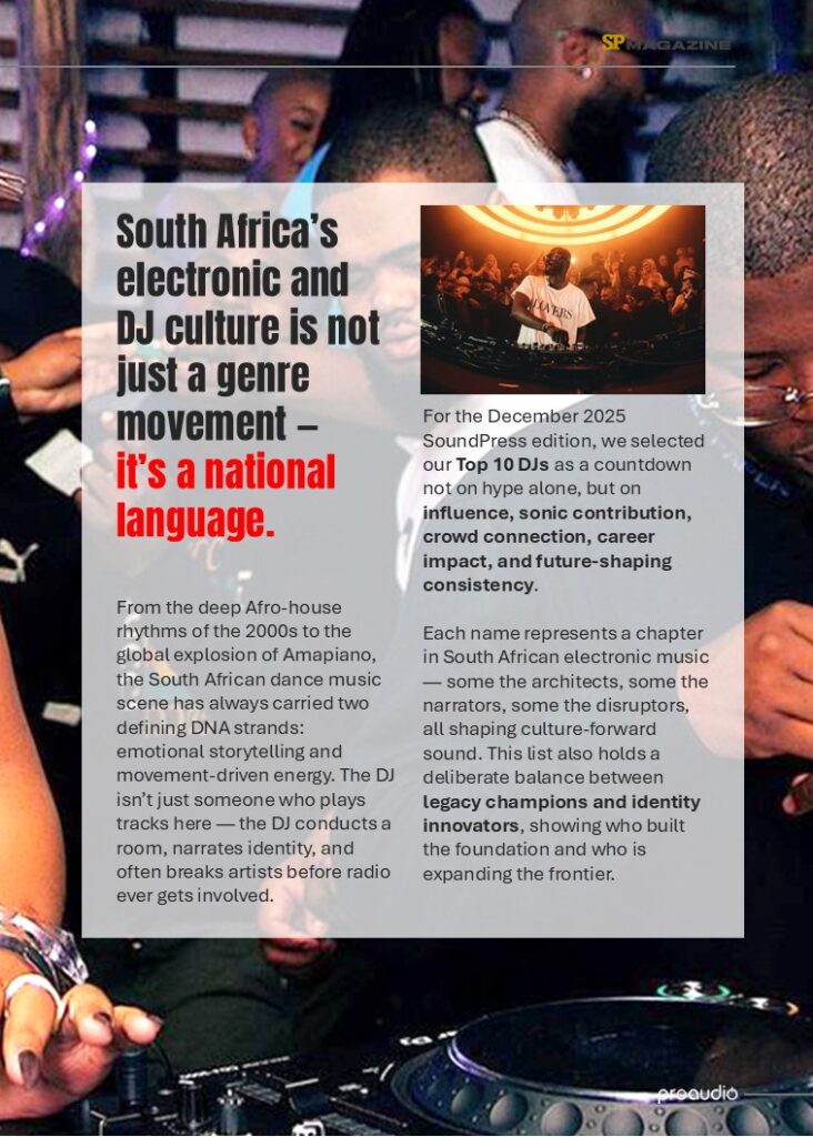 Top 10 South African DJs 2025