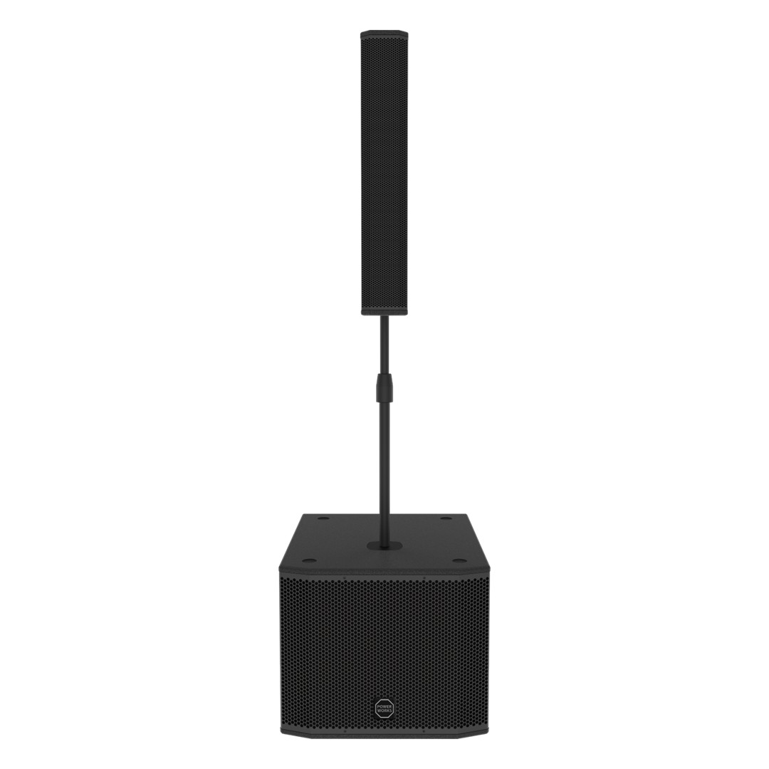 PowerWorks POWER-15A 15” Column Speaker System-Front