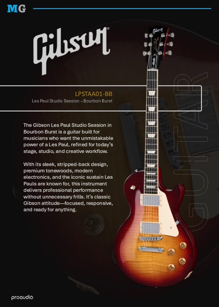 Gibson Les Paul Studio Session Bourbon Burst