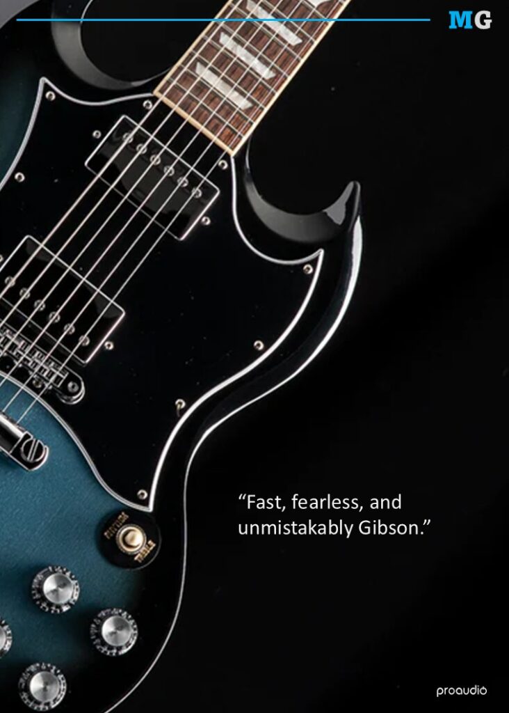 Gibson SG Standard Pelham Blue Burst