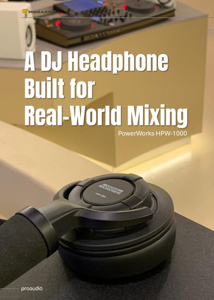 PowerWorks HPW-1000 Mono Hand-Held DJ Headphone