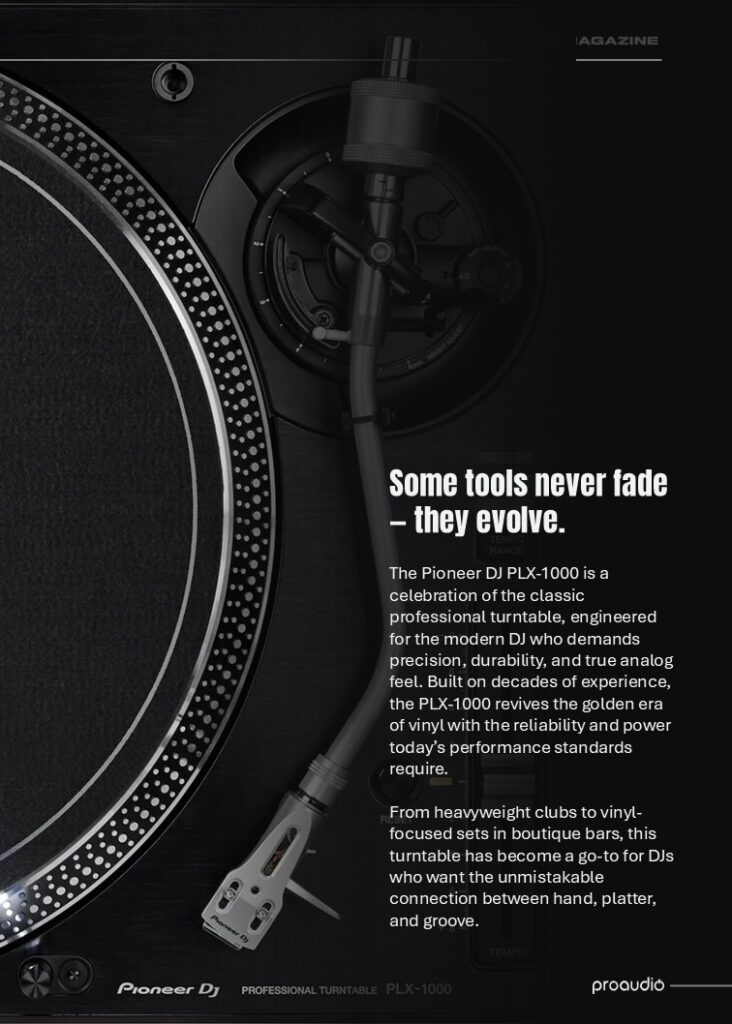 Pioneer DJ PLX-1000 turntable