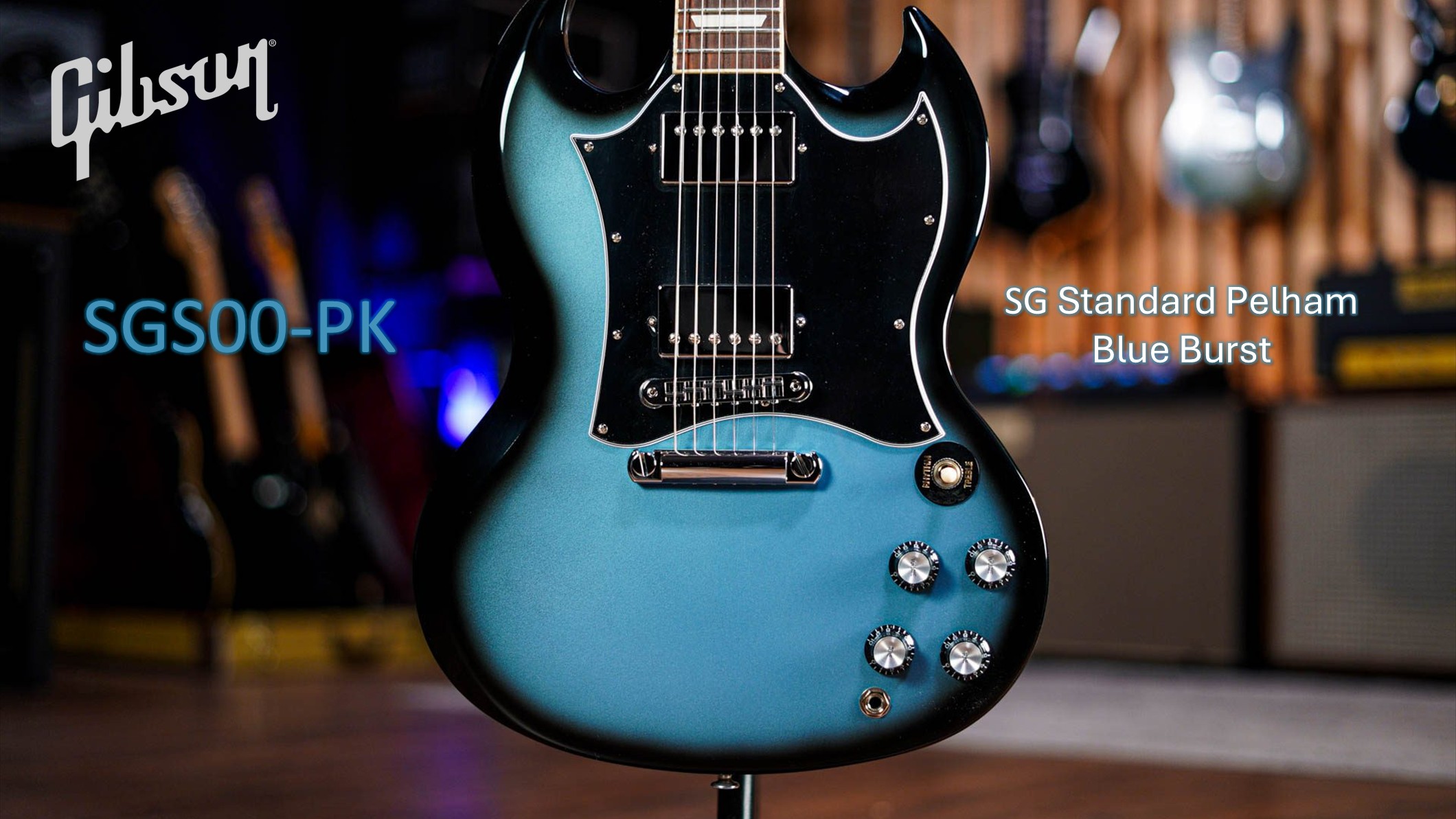 Gibson SG Standard Pelham Blue 限定モデル Gibson SG Standard Pelham Blue Burst - Iconic Design Meets Modern