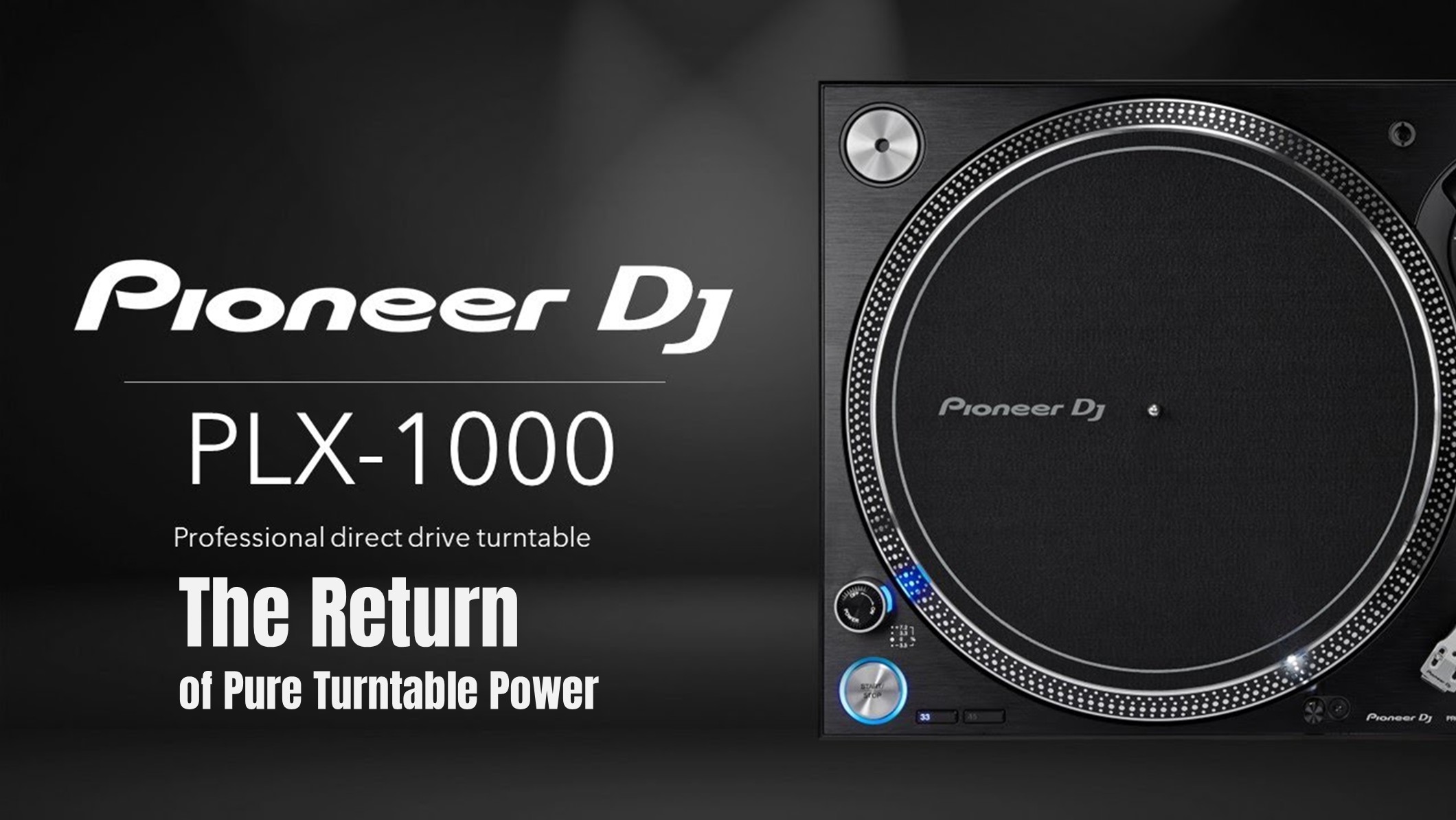 Pioneer DJ PLX-1000 Turntable - The Return of Pure Vinyl Power for