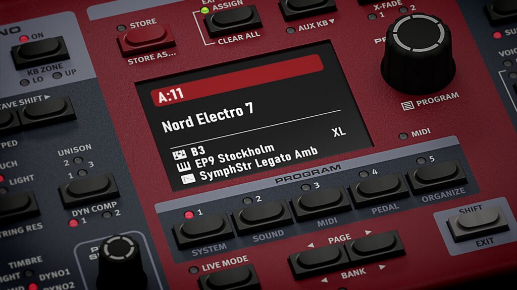 Nord Electro 7 stage keyboard