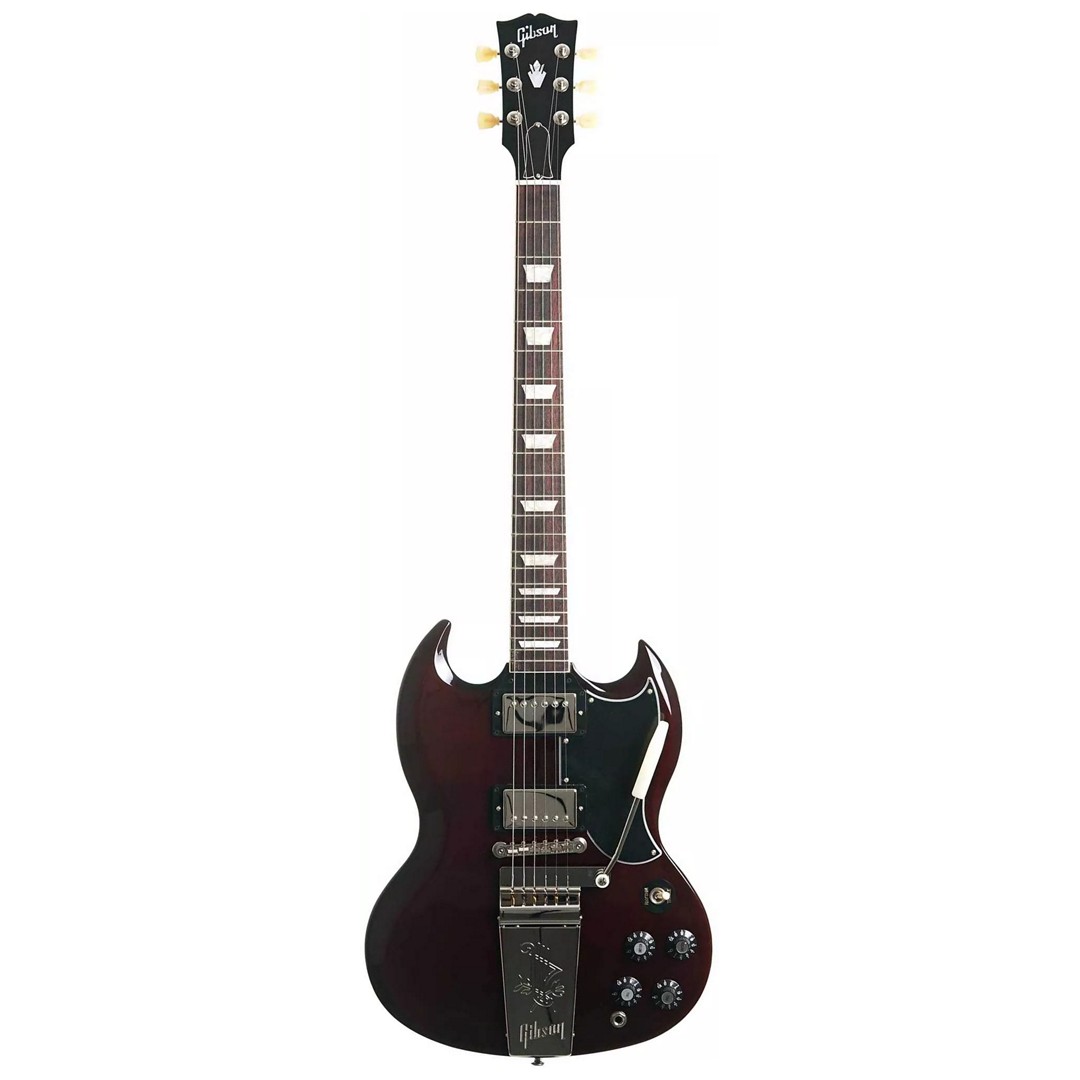 Gibson SG61VTY25-AC SG Std '61 Maestro Vibrola T-Type Aged Cherry-Front