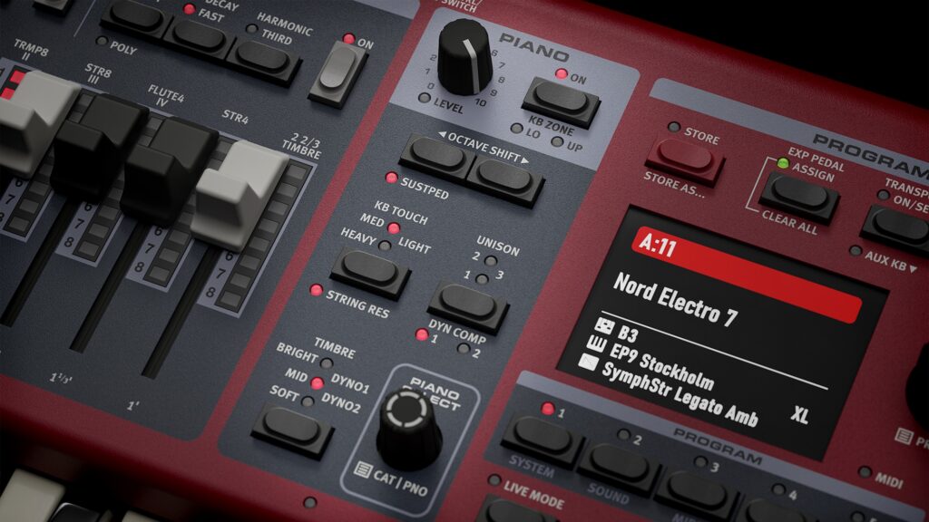 Nord Electro 7 stage keyboard