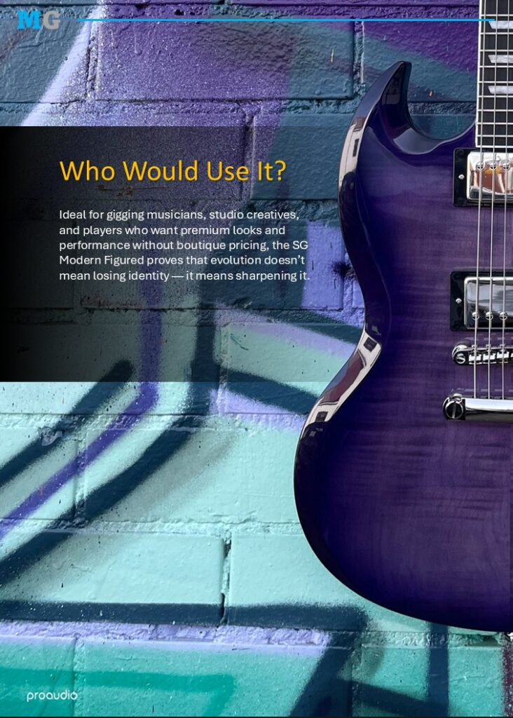 Epiphone SG Modern Figured Purple Burst